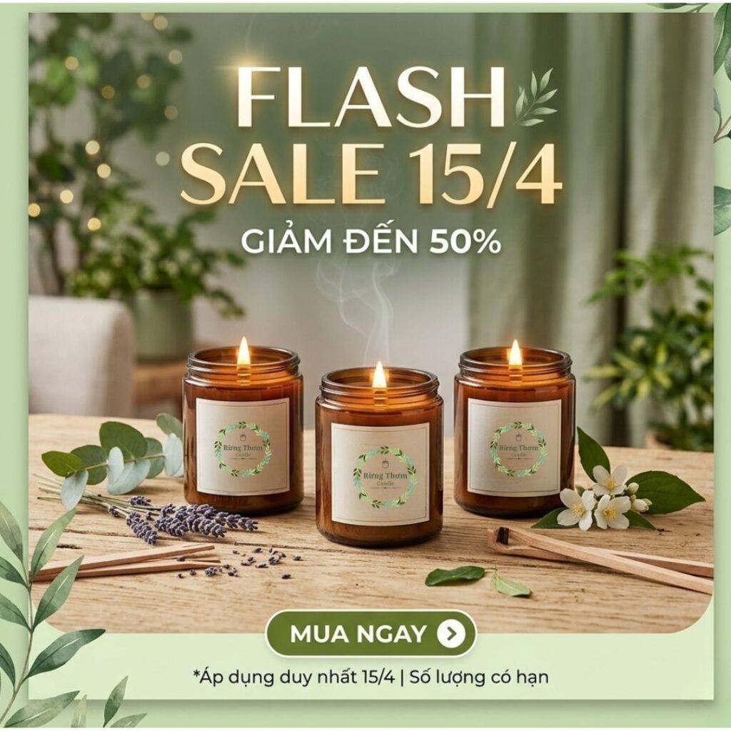 Flash sale 15/4