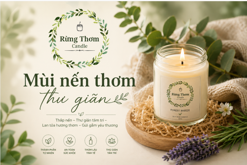 mùi nến thơm thư giãn