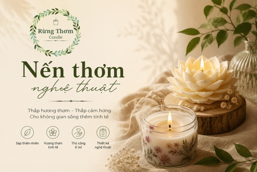 nến thơm nghệ thuật